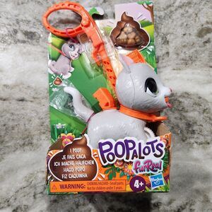 FurReal Poopalots! Lil'Wags Interactive Toy Tabby Cat With Leash And Food NEW